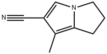 1H-Pyrrolizine-6-carbonitrile,2,3-dihydro-7-methyl-(9CI) Structure