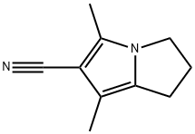 1H-Pyrrolizine-6-carbonitrile,2,3-dihydro-5,7-dimethyl-(9CI) Structure