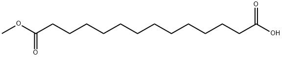 Tetradecanedioicacidmethylester Structure