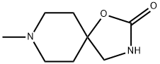 8-甲基-1-氧-3,8-二氮杂螺[4,5]癸烷-2-酮 结构式