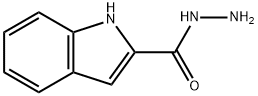 1H-吲哚-2-羧酸肼 结构式
