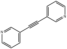 1,2-Di(3-pyridinyl)ethyne Struktur