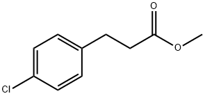 Benzenepropanoic acid, 4-chloro-, Methyl ester Struktur