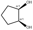 シクロペンタン-1α,2α-ジオール 化学構造式