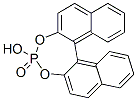 (+/-)-1,1'-Binaphthyl-2,2'-diyl hydrogen phosphate Struktur