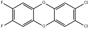 2,3-Dichloro-7,8-difluorodibenzo-p-dioxin Structure
