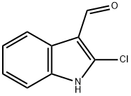 2-CHLORO-1H-INDOLE-3-CARBALDEHYDE Struktur