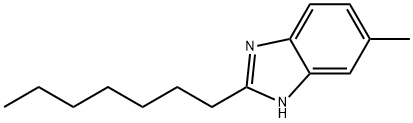 1H-Benzimidazole, 2-heptyl-5-methyl- 结构式