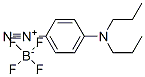 4-(dipropylamino)benzenediazonium tetrafluoroborate Struktur