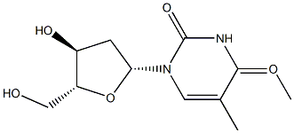 Thymidine, 4-O-methyl- 结构式
