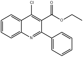 ETHYL 4-CHLORO-2-PHENYLQUINOLINE-3-CARBOXYLATE Structure
