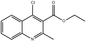 ETHYL 4-CHLORO-2-METHYLQUINOLINE-3-CARBOXYLATE Structure