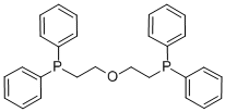 オキシビスエチレンビス(ジフェニルホスフィン) 化学構造式