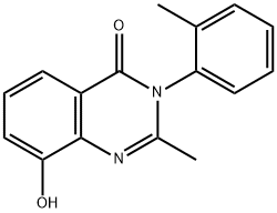 4(3H)-Quinazolinone,  8-hydroxy-2-methyl-3-(2-methylphenyl)- 结构式