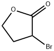 α-ブロモ-γ-ブチロラクトン 化学構造式