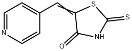 5-(4-Pyridylmethylene)-2-thioxothiazolidin-4-one 结构式