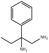 2-フェニル-1,2-ブタンジアミン 化学構造式