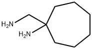 1-(aminomethyl)cycloheptan-1-amine Struktur