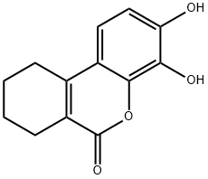 3,4-Dihydroxy-7,8,9,10-tetrahydro-6H-benzo[c]-chromen-6-one Struktur