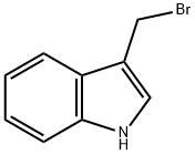 3-溴甲基吲哚, 50624-64-1, 结构式