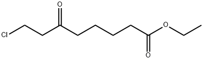 8-クロロ-6-オキソオクタン酸エチル 化学構造式
