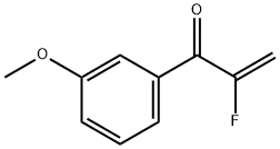 2-Propen-1-one, 2-fluoro-1-(3-methoxyphenyl)- (9CI) Structure