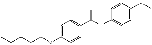 p'-Methoxyphenyl p-n-amylbenzoate Struktur