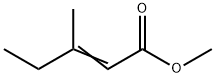 3-Methyl-2-pentenoic acid methyl ester Struktur
