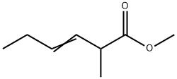 2-Methyl-3-hexenoic acid methyl ester Struktur