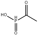 acetylphosphinic acid Struktur