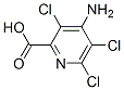 4-amino-3,5,6-trichloro-pyridine-2-carboxylic acid Struktur
