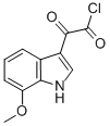 7-METHOXY-ALPHA-OXO-1H-INDOLE-3-ACETYL CHLORIDE Structure