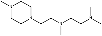 N,N,N'-trimethyl-N'-[2-(4-methyl-1-piperazinyl)ethyl]ethylenediamine Struktur