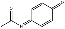 N-乙酰基-4-苯醌亚胺 结构式