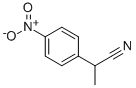 2-(4-ニトロフェニル)プロピオノニトリル 化学構造式