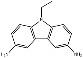9-Ethyl-9H-carbazole-3,6-diamine Struktur