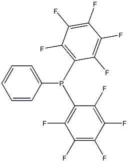 BIS(PENTAFLUOROPHENYL)PHENYLPHOSPHINE Struktur