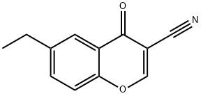 6-ETHYL-4-OXO-4H-1-BENZOPYRAN-3-CARBO-NI TRILE, 99 Struktur