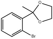 2-溴苯乙酮缩乙二醇(缩酮), 50777-64-5, 结构式