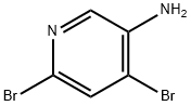3-氨基-4,6-二溴吡啶, 50786-37-3, 结构式