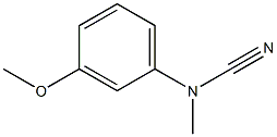 Cyanamide, (3-methoxyphenyl)methyl- (9CI) Structure