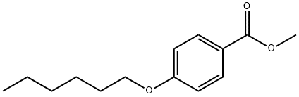 Methyl 4-hexyloxybenzoate Struktur