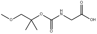 Glycine, N-[(2-methoxy-1,1-dimethylethoxy)carbonyl]- (9CI) Struktur