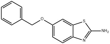 2-BENZOTHIAZOLAMINE, 6-(PHENYLMETHOXY)- Struktur