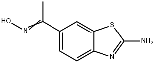 Ethanone, 1-(2-amino-6-benzothiazolyl)-, oxime (9CI) Struktur