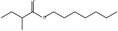 heptyl 2-methylbutyrate Struktur