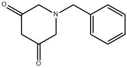 1-ベンジルピペリジン-3,5-ジオン 化学構造式