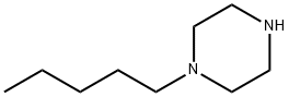 1-(1-戊基)-哌嗪 结构式