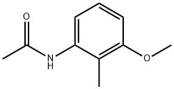 3-甲氧基-2-甲基乙酰苯胺 结构式