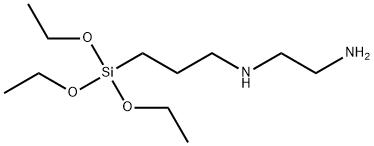 N-氨乙基-3-氨丙基三乙氧基硅烷, 5089-72-5, 结构式